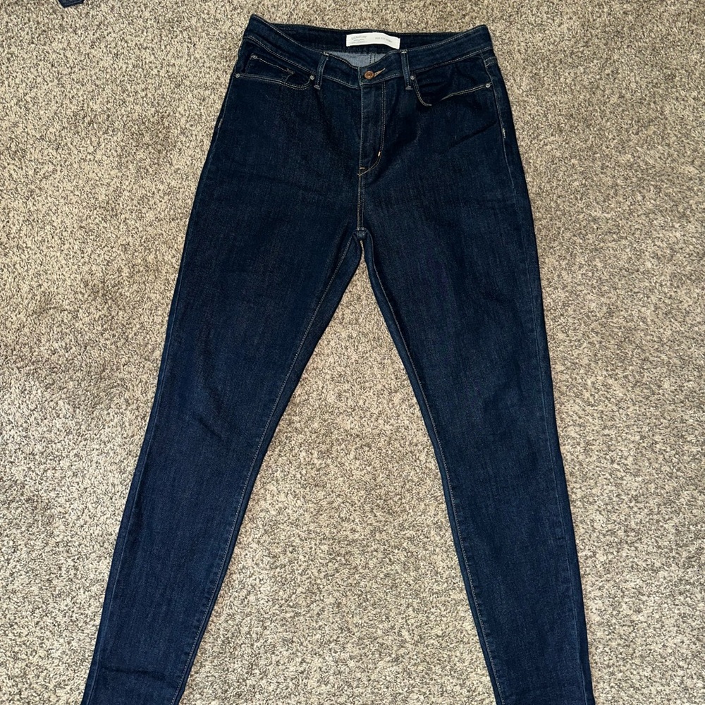 Women's Dark Blue Jeans